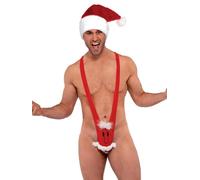 Smiffy's Disfraz de Borat Mankini Papá Noel para Hombre