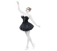 Smiffys Gothic Swan Masquerade Costume, Black (Size L)