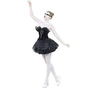 Smiffys Gothic Swan Masquerade Costume, Black (Size L)