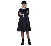 Smiffys Disfraz de colegiala gótica manchada, con vestido