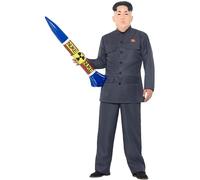 Smiffys Dictator Costume, Grey (Size XL)