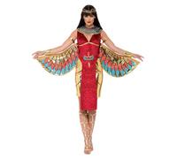 Smiffys Egyptian Goddess Costume, Red (Size M)