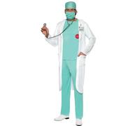 Smiffys Doctor Costume, Green (Size M)