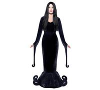 Smiffys Disfraz de duquesa de los vampiros, Negro, con vestido largo y divertido dobladillo