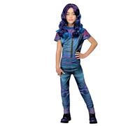 Smiffys Disfraz de Evie de Disney Descendants, Disfraz de una pieza con chaqueta de imitación