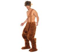 Smiffys Disfraz de fauno, pantalones, cubrezapatos y peluca Halloween, Carnaval