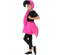 Flamenco Diversión Rosa Infantil Disfraz, Tabardo Capucha Corbata, Ave Libro Día