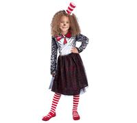Smiffys Disfraz de gato con sombrero de Dr. Seuss, talla S