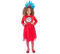 Smiffys Disfraz de gato con sombrero de Dr. Seuss Thing 1 y 2 de 4 a 6 años