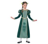 Smiffys Disfraz de la princesa Fiona de Shrek, Verde, con vestido, tiara y orejas Halloween