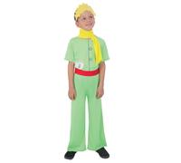 Smiffys Disfraz de Le Petit Prince para niños, traje todo en uno con cinturón, diadema de fieltro y bufanda, licencia oficial de Le Petit Prince, disfraz de fiesta para niños con detalle de botón