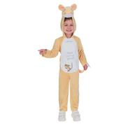 Smiffys - Disfraz de mouse de Julia Donaldson Gruffalo todo en uno con capucha de personaje, vestido oficial de Gruffalo, disfraces de vestir para niños