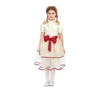 Smiffys Disfraz de muñeca de porcelana, Crema, Vestido y cinturón