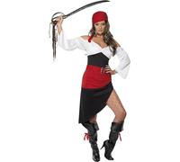 Smiffy's Disfraz de pirata Buccaneers Bounty mujer