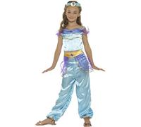 Smiffys Disfraz de princesa árabe, azul, con camiseta, pantalones y tocado