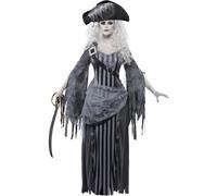 Smiffy's Disfraz Fantasma Pirata Mujer Halloween - M