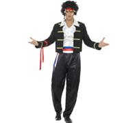 Smiffys Disfraz Romántico Nuevo 80s Adam Ant Príncipe Encantador Hombre Negro