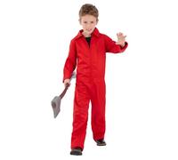 Smiffys Disfraz unisex de caldera roja todo en uno, disfraz infantil para Halloween y personajes de películas de televisión, de 4 a 6 años