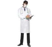 Smiffys Doctor's Costume, White (Size XL)