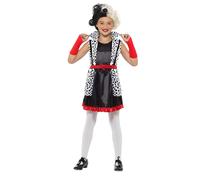 Smiffys Evil Little Madame Costume, Black & White (Size M)