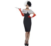 Smiffys Evil Madame Costume, Black (Size X1)