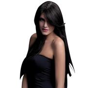 Smiffys Fever Amber Wig, Brown
