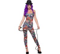 Smiffys Fever Creepy Clown Costume, Multi-Coloured (Size XS)