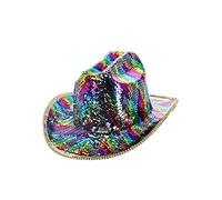 Smiffys Sombrero de vaquera Fever Deluxe con lentejuelas multicolor