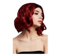 Smiffys Fever Kourtney Wig, Two Toned Blend, Ruby Red