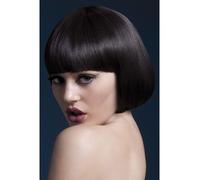Smiffys Fever Mia Wig, Brown