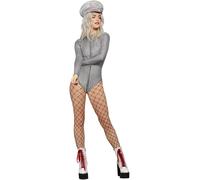 Smiffys Fever Miss Whiplash Disco Holographic Bodysuit (Size XS)