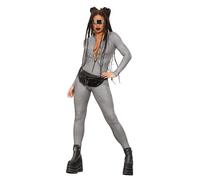 Smiffys Fever Miss Whiplash Disco Holographic Costume (Size M)