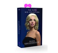 Smiffys Fever Olivia Wig, Dark Blonde