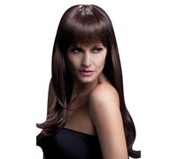 Smiffys Fever Sienna Wig, Brown