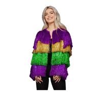 Smiffys Fever Tinsel Mardi Gras Jacket (Size L-X1)