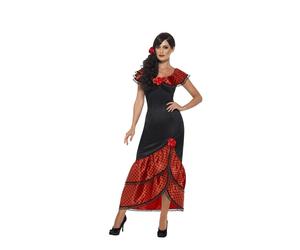 Smiffys Flamenco Senorita Costume, Black (Size S)
