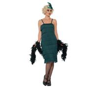 Smiffys Flapper Costume, Green (Size M)