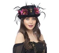Smiffys Floral Horn Top Hat