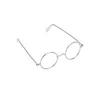 Smiffy's Gafas Papá Noel metálicas plateadas para Halloween y Carnaval