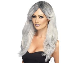 Smiffys Ghostly Glamour Wig, Grey