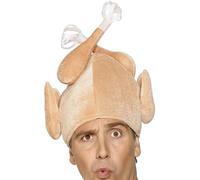 Smiffys Gorro de pavo, Beige