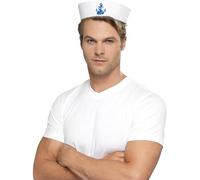 Smiffys Gorro de soldado marinero de EE.UU, con ancla