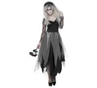 Smiffys Graveyard Bride Costume, Black (Size X2)