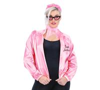 Smiffys Grease Pink Ladies Jacket & Accessories for Women, Official Licensed 195
