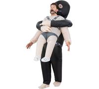 Smiffys Inflatable Gimp Kidnap Costume Halloween, Carnaval