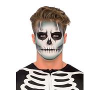 Esqueleto Pintura Facial Maquillaje Kit Brillo Oscuro Neón Disfraz de Halloween