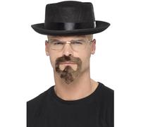 Smiffys Kit de Heisenberg, Negro, con gafas, gorro y perilla Halloween