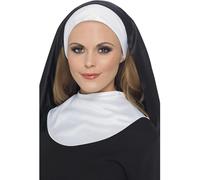 Smiffy's Kit de monja con velo y cuello Halloween