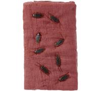 Smiffys Kit de tela de cucarachas de miedo, con 8 bichos, tela drapeada de 4,5 m x 61 cm Halloween, Carnaval