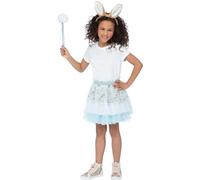 Smiffys Kit de tutú de lujo clásico de Peter Rabbit, Falda tutú, diadema y varita de cola de conejo